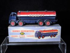 Dinky Toys - A boxed Dinky Toys 942 Foden 14-ton "Regent" Tanker - blue, white,