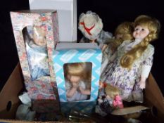 Dolls - a quantity of predominantly modern dressed dolls to include International dolls,