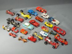 Dinky - a collection of unboxed diecast model motor vehicles to include racing cars by Dinky