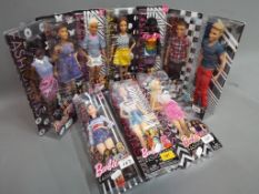 Barbie by Mattel - a collection of ten boxed Fashionistas Barbies dolls to include model numbers