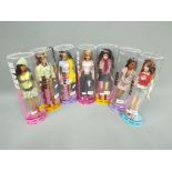 Barbie by Mattel - a collection of seven Fashion Fever Barbie dolls to include Kayla, Teresa, Drew,