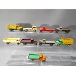 Dinky - Nine unboxed diecast model motor vehicles by Dinky to include # 414, # 422,