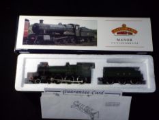 Bachmann - A boxed OO Gauge No.31-305 4-6-0 Manor Class Steam Locomotive and Tender. Op.No.