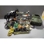 Vintage Hasbro Action Man - a huge collection of Action Man accessories to include helmets, rifles,