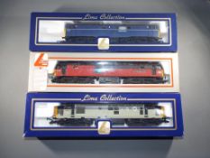 Lima - Three boxed OO gauge diesel locomotives. Lot consists of 205038Class 47 Op.No.