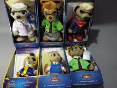 Meerkats - a quantity of limited edition Meerkats to include Jakovs Toy Shop with Maiya,