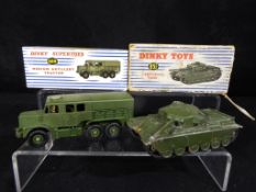 Dinky - Two boxed Dinky military vehicles comprising # 651 Centurion Tank and # 689 Medium