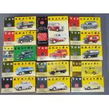 Diecast model vehicles - Vanguards - a lot consisting of fourteen scale models and cars,