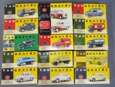 Diecast model vehicles - Vanguards - a lot consisting of fourteen scale models and cars,