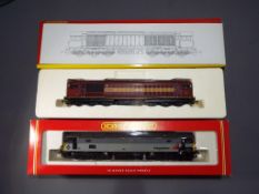 Hornby - Two boxed OO gauge diesel locomotives by Hornby. Lot consists of R2013C Class 47 Op.No.