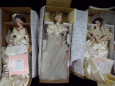 Ashton Drake - three good quality Ashton Drake Galleries dolls in original boxes to include #96511