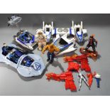 Fantastic Four - a quantity of Fantastic Four characters and vehicles to include Mr Fantastic,