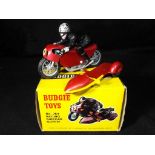 Budgie Toys - A boxed Budgie Toys No.264 Racing Sidecar outfit.