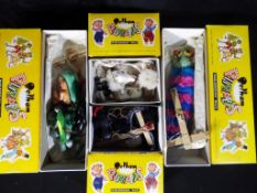 Pelham Puppets - four boxed puppets comprising Baby Daragon A3, Caterpillar A6,