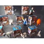 Wallace and Gromit by Vivid Imaginations - a lot to include eight boxed, approx 3cm x 2.