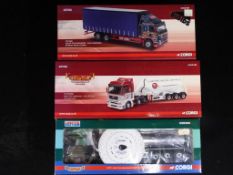 Corgi - Three limited edition 1:50 scale diecast model trucks from the Hauliers of Renown and
