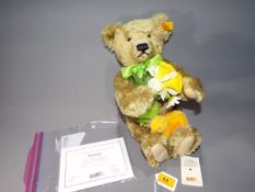 Steiff - a hand-made Bear entitled Dylan from the 'Steiff Four Seasons Bears' series by Danbury