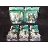 Harry Potter - Five Harry Potter And The Order of the Phoenix action figures comprising Harry