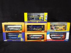 Creative Master Northcord Ltd - Seven 1:76 scales diecast model buses to include HKBUS 2002,