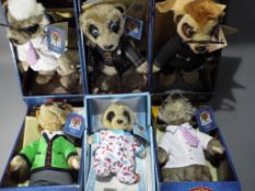 Meerkats - a quantity of limited edition Meerkats to include Vassily, Sergei, Agent Maiya, Oleg,