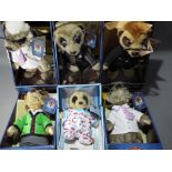 Meerkats - a quantity of limited edition Meerkats to include Vassily, Sergei, Agent Maiya, Oleg,