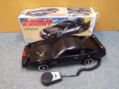 A boxed battery operated 1:10 scale Super Knight car by Hong Da,