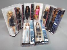 Barbie by Mattel - a collection of eight boxed Barbie Collector Black Label Barbie Basics dolls to