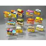 Matchbox - 18 Matchbox diecast model motor vehicles by Matchbox, Lesney, Superfast, boxed,