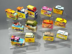 Matchbox - 18 Matchbox diecast model motor vehicles by Matchbox, Lesney, Superfast, boxed,