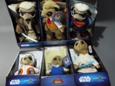 Meerkats - a quantity of Meerkats to include Sergej/Superman, Jakov, Oleg, Alexander,