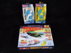 Matchbox - Two boxed Matchbox Thunderbirds Puppets in Mint condition in Fair Boxes,