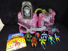 He - Man and The Masters of the Universe - An unboxed He - Man Snake Mountain playset with