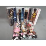 Barbie by Mattel - a collection of seven Barbie dolls to include Black Label Barbie Basics dolls