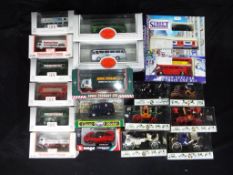 EFE, Brumm, Burago - Approximately 18 boxed diecast model vehicles in various scales.