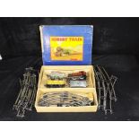 Model Railways - a boxed Hornby Dublo clockwork 0-4-4 goods train set in LMS livery,