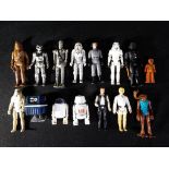 Star Wars - A collection of loose vintage Star Wars action figures to include AT-AT driver, IG-88,