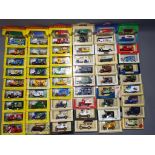 Diecast model vehicles - Lledo - a lot consisting of 60 scale model vehicles from the Ruby