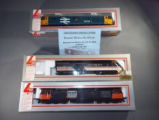 Lima - Three boxed Lima OO Gauge Diesel locomotives. Lot includes, 205011 Class 50, Op.No.