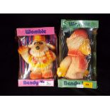 Wombles - a collection of two bendy toys Wombles to include Great Uncle Bulgaria,