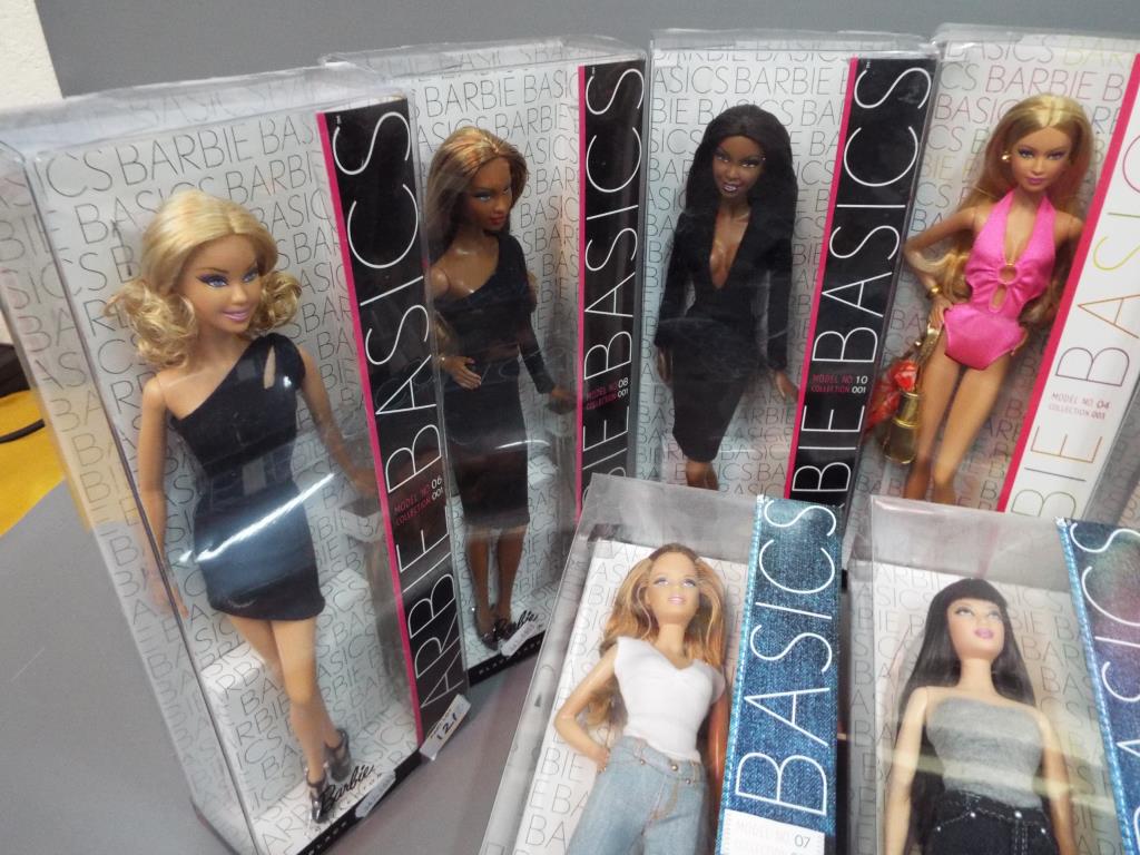 Barbie by Mattel - a collection of eight boxed Barbie Collector Black Label Barbie Basics dolls to - Image 3 of 4