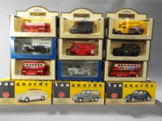 A small collection of diecast model motor vehicles comprising 3 x Vanguard 1:43 scale and 9 x