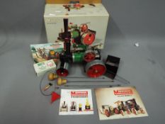 Mamod - a Mamod steam roller SR 1a in original box with solid fuel tablets,