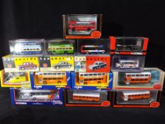 Sixteen boxed diecast model motor vehicles to include Corgi Original Omnibus,