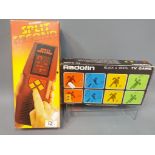 Vintage Electronic Games - two vintage electronic games to include Radiofin Black and White TV game