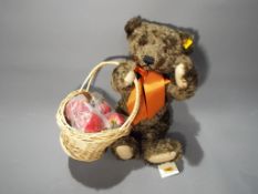 Steiff - a hand-made Bear entitled Scrumpy from the 'Steiff Four Seasons Bears' series by Danbury