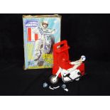 Ideal - A boxed Ideal Evil Knievel Stunt Cycle with Gyro Powered Motor.