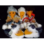 Wombles - a collection of bed time related Wombles memorabilia, to include three pyjama cases,