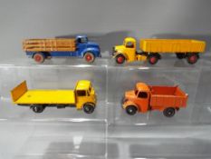 Dinky - Four unboxed diecast model vehicles by Dinky to include # 531, # 410, # 406 and similar.