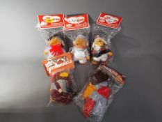 Wombles - a set of three Pedigree Wombles dolls in sealed original packaging,