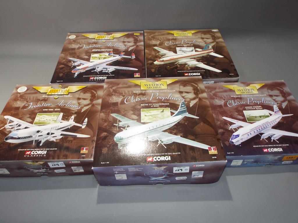 Diecast Vehicles - a collection of scale model Corgi planes including 47603, 47202, AA31503, - Image 2 of 2